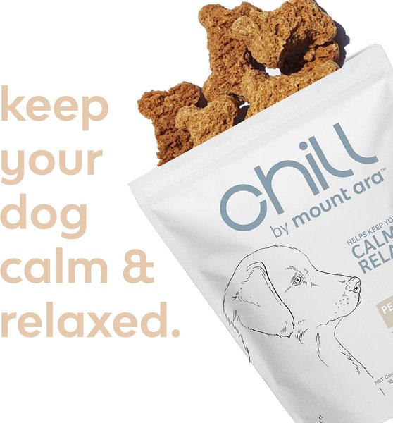 Mount Ara Chill Bites Peanut Butter Dog Treats, 4-oz bag
