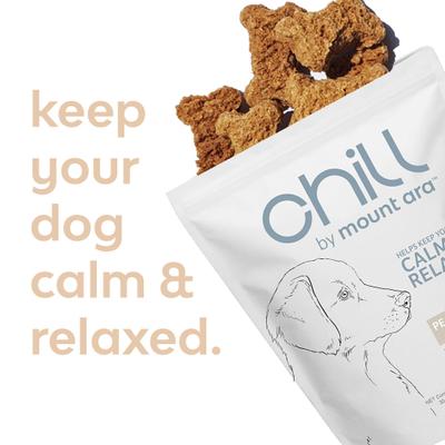 Show full view: Mount Ara Chill Bites Peanut Butter Dog Treats, 4-oz bag slide 4 of 5