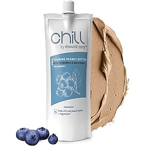 Mount Ara Chill Calming Peanut Butter & Jelly Spread Dog Treat, 8-oz pouch