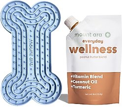 Mount Ara Chill-Mat & Every Day Wellness Peanut Butter Bundle Dog Calming Supplement, 1-lb bag
