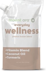 Mount Ara Everyday Wellness Peanut Butter Dog Treats, 8-oz, case of 2