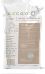 Mount Ara Everyday Wellness Peanut Butter Dog Treats, 8-oz, case of 2 slide 2 of 3