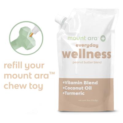 Show full view: Mount Ara Everyday Wellness Peanut Butter Dog Treats, 8-oz, case of 2 slide 4 of 4