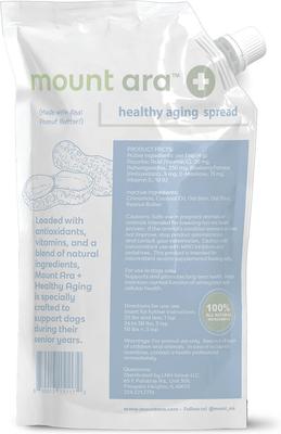 Show full view: Mount Ara Healthy Aging Peanut Butter with Ashwaghanda Dog Treats, 8-oz slide 3 of 5