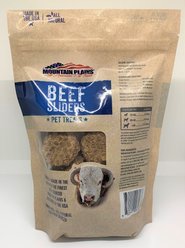 Mountain Plains All American Pet Treats Beef Sliders Grain-Free Dog Treats, 1-lb bag slide 2 of 6