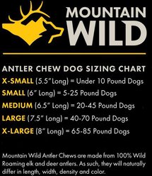 Mountain Wild Split X-Small Elk Antler Dog Chew slide 2 of 4
