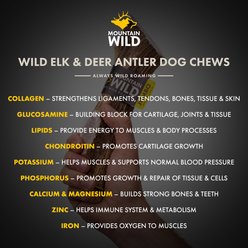 Mountain Wild Whole X-Small Elk Antler Dog Chew slide 2 of 4