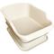 Show in main carousel: Mr. Catman Sifting Cat Litter Box with Sifter Pan & 7-Day Waste Storage Tray, Large, Beige slide 1 of 11