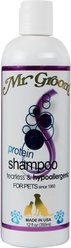 Mr. Groom Hypoallergenic & Tearless Protein Pet Shampoo, 12-fl oz bottle, bundle of 2