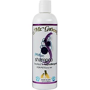 Mr. Groom Hypoallergenic & Tearless Protein Pet Shampoo, 12-fl oz bottle
