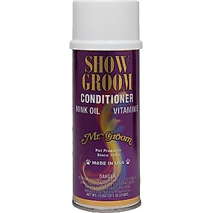 Mr. Groom Show Groom Finishing Pet Conditioner Spray, 11-fl oz bottle
