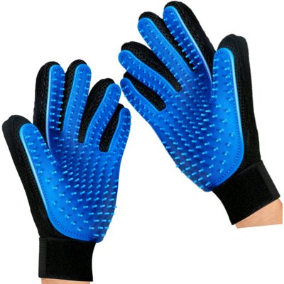 Mr. Peanut's Mr. Peanut's Hand Gloves Dog & Cat Grooming & Deshedding Aid, 2 count