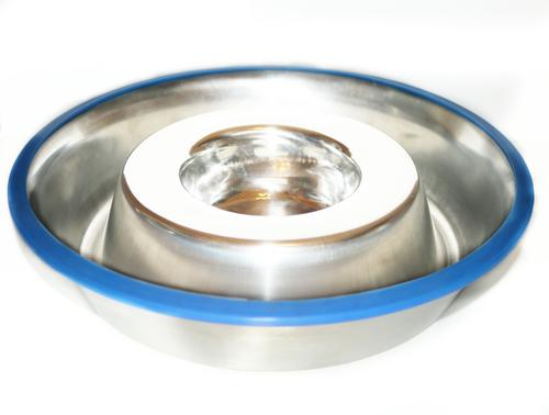 Show full view: Mr. Peanut's Non-Skid Stainless Steel Slow Feeder Dog Bowl, Small: 1.25-cup slide 4 of 6