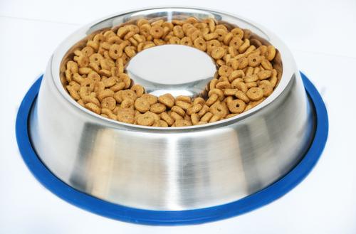 Show full view: Mr. Peanut's Non-Skid Stainless Steel Slow Feeder Dog Bowl, Small: 1.25-cup slide 3 of 6