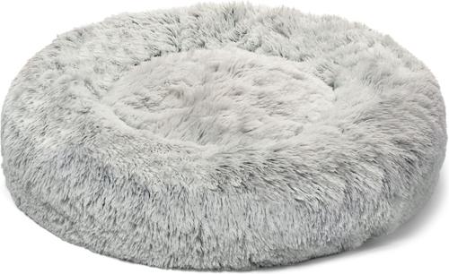 Show full view: Mr. Peanut's OrthoPlush Orthopedic Cat & Dog Bed, Gray, Small slide 2 of 5