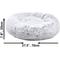 Show in main carousel: Mr. Peanut's OrthoPlush Orthopedic Cat & Dog Bed, Snowflake White, Medium slide 3 of 6