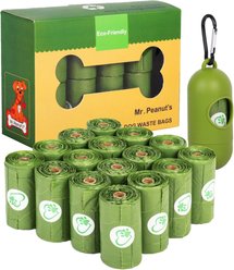 Mr. Peanut's Pooper Scooper Sized Recycled Extra Large Waste Bags, 160 count