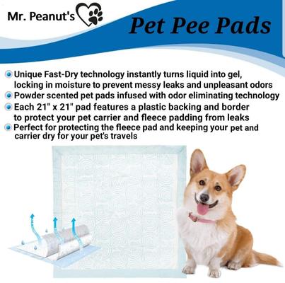Show full view: Mr. Peanut's Premium Absorbent Gel Dog & Cat Pee Pads, 40 count slide 4 of 9