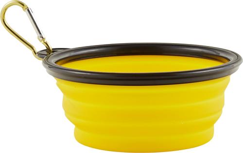 Show full view: Mr. Peanut's Premium Collapsible Non-Skid Silicone Dog & Cat Bowls, 1.5-cup, 3 count slide 5 of 10