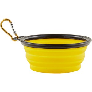 Mr. Peanut's Premium Collapsible Non-Skid Silicone Dog & Cat Bowls, 12-oz, 4 count