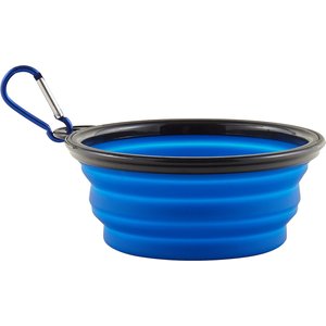 Mr. Peanut's Premium Collapsible Non-Skid Silicone Dog & Cat Bowls, 12-oz, 4 count