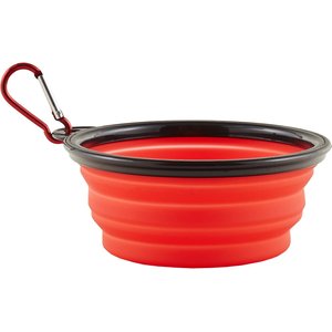 Mr. Peanut's Premium Collapsible Non-Skid Silicone Dog & Cat Bowls, 12-oz, 4 count