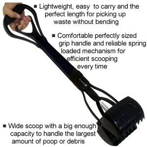 Mr. Peanut's Tall Profile Dog & Cat Poop Scooper, 32-in