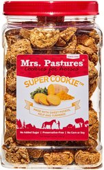 Mrs. Pastures Natural Sweet Potato Super Cookie Horse Treats, 1.5-lb jar