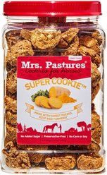 Mrs. Pastures Natural Sweet Potato Super Cookie Horse Treats, 1.5-lb jar