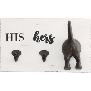 Mud Pie "His Hers" Hanger Hooks