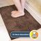 Show in main carousel: Muddy Mat Highly Absorbent Chenille Dog Door Mat, Chocolate Brown, 24 x 60-in slide 4 of 9