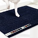 Muddy Mat Highly Absorbent Chenille Dog Door Mat Navy Blue, 24 x 35-in