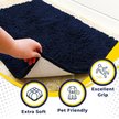 Show in main carousel: Muddy Mat Highly Absorbent Chenille Dog Door Mat Navy Blue, 18 x 28-in slide 2 of 9