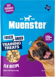 Muenster Elk Bites Freeze-Dried Dog Food, 5-oz bag
