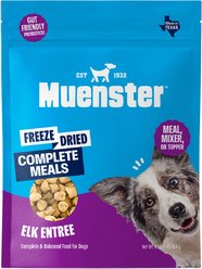 Muenster Elk Bites Freeze-Dried Dog Food, 16-oz bag slide 1 of 6