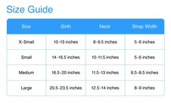 Muffin's Halo For Blind Dogs Safe Navigation & Confidence Harness & Bumper Dog Collar Accessory, Blue, Small slide 2 of 8