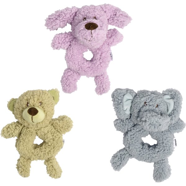 Natural Light Plush Bottle Dog Toy