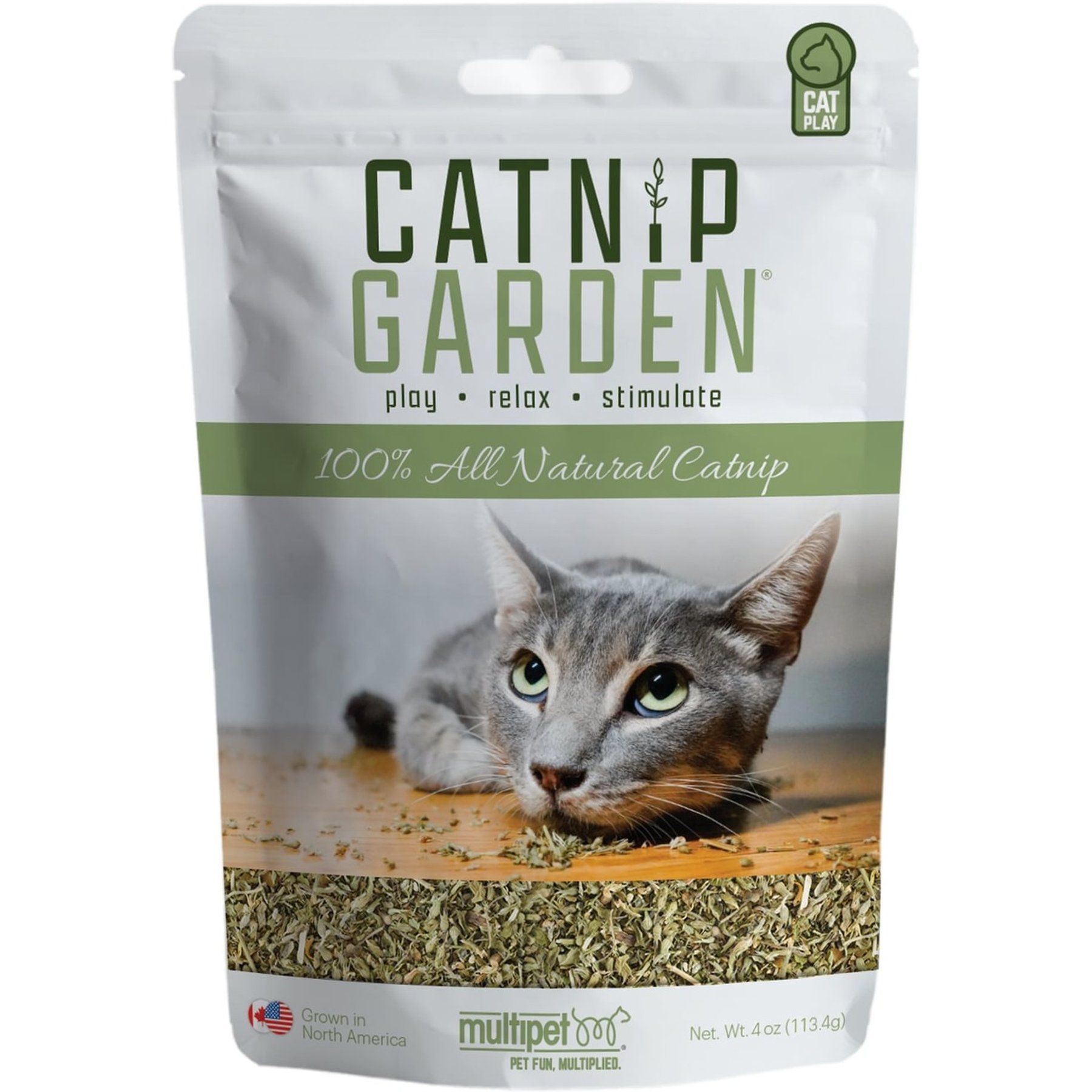 Multipet Catnip Garden Dog Toy with Catnip, 4-oz bag