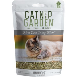 Multipet Catnip Garden Silvervine Cat Toy with Catnip, White, 1-oz bag