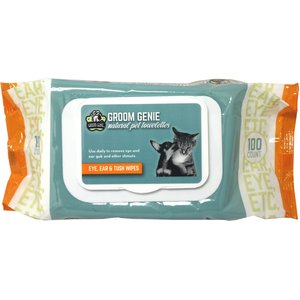 Multipet Groom Genie Eye, Ear & Tush Dog Wipes, 100 count