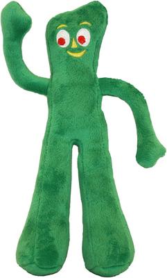 Show full view: Multipet Gumby Squeaky Plush Dog Toy, Green, 24-in slide 1 of 2
