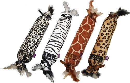 Show full view: Multipet Katz Kickerz Cat Toy with Catnip, Color Varies slide 2 of 10