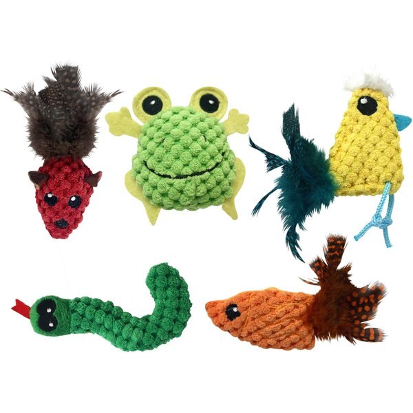 All For Paws Catzilla Jurassic Pal Cat Toy, Character Varies