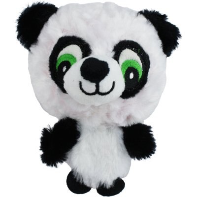 Multipet Multipet Knobby Noggins Squeaky Plush Dog Toy, Panda