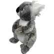 Multipet Koala Sitting Squeaky Plush Dog Toy, Grey, 13-in