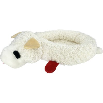 Multipet Multipet Lamb Chop Bolster Cat & Dog Bed with Removable Cover