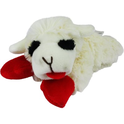 Multipet Multipet Lamb Chop Squeaky Plush Dog Toy, Mini