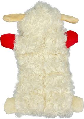 Show full view: Multipet Lambchop Squeaker Mat Plush Dog Toy, Assorted, 8-in slide 2 of 5