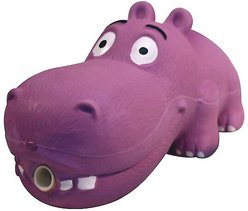 Multipet Latex Hippo Squeaky Dog Toy, Color Varies