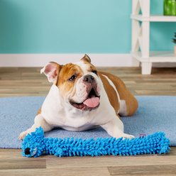 Multipet Loofa Floppy Light-Weight Squeaky Stuffing-Free Dog Toy, Color Varies, 18-in, 1 count slide 2 of 2